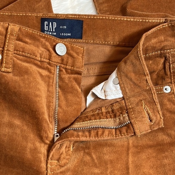 GAP Brown Corduroy Legging Skinny Pant - Picture 10 of 11